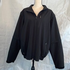 Walter Hagen Golf jacket windbreaker vest size large Black